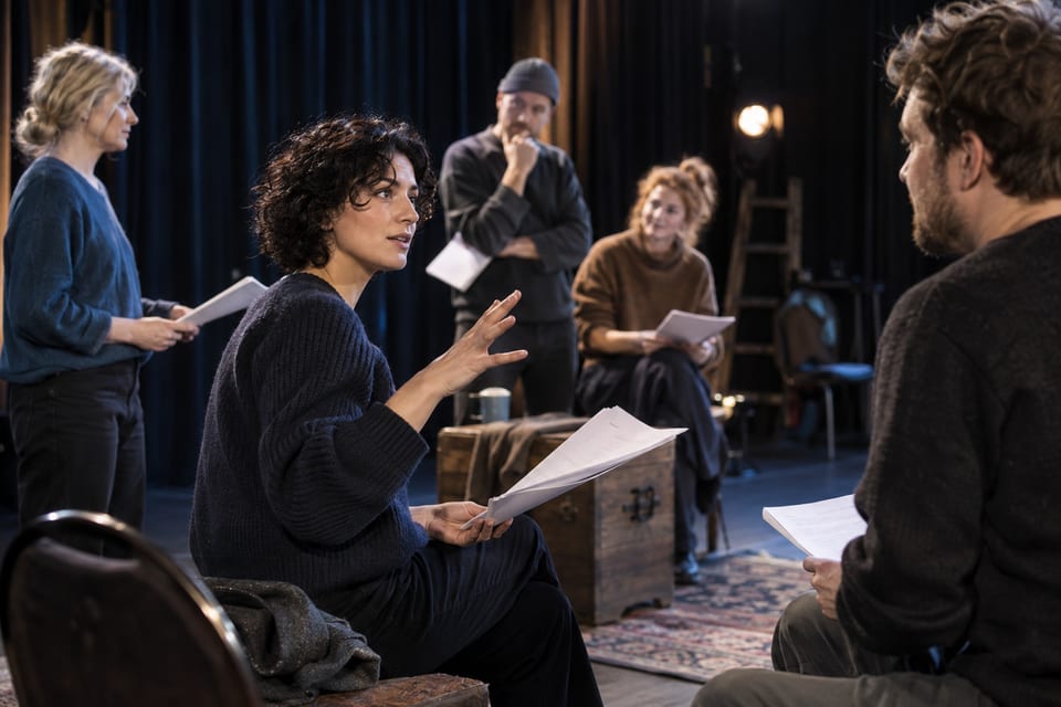 Teater og scenearbeid – KI-generert illustrasjonsbilde for Amatørteater – Oslo Teatersenter
