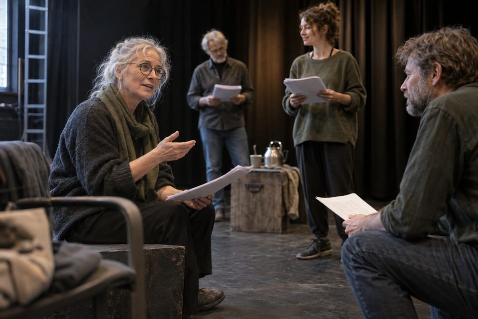 Teater og scenearbeid – KI-generert illustrasjonsbilde for Tønsberg Amatørteater